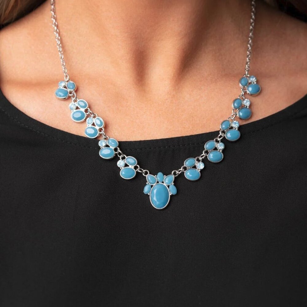 Paparazzi Jewelry Accessories - Fairytale Forte - Blue Necklace - Vintage